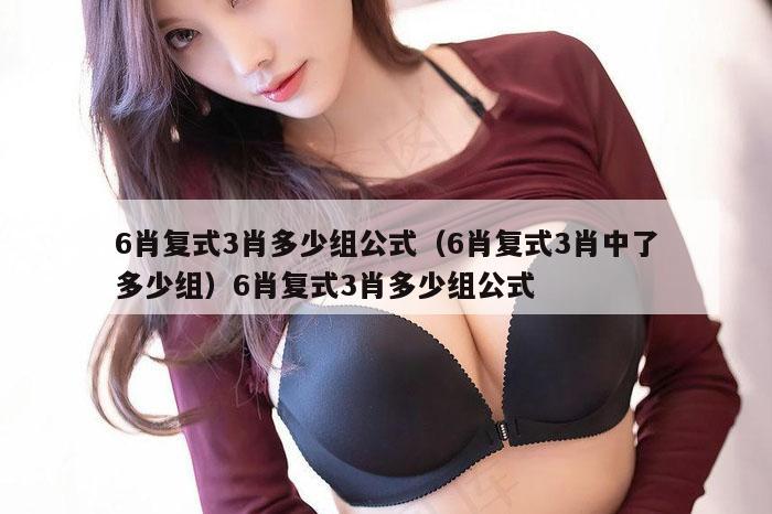 6肖复式3肖多少组公式（6肖复式3肖中了多少组）6肖复式3肖多少组公式